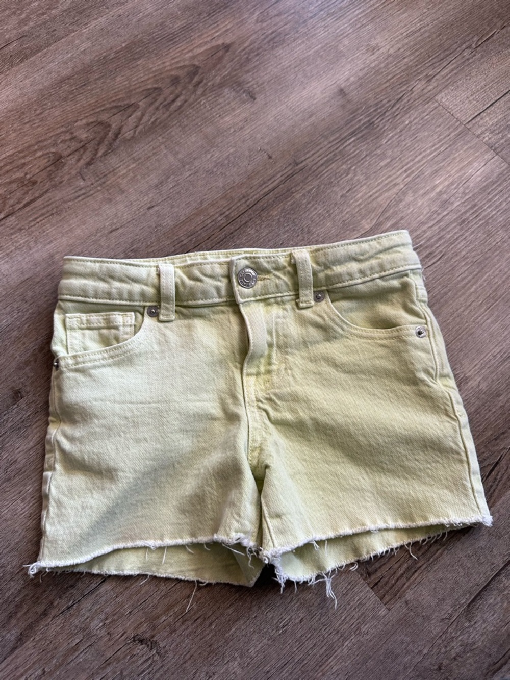 Cat & Jack Light Yellow Denim Shorts